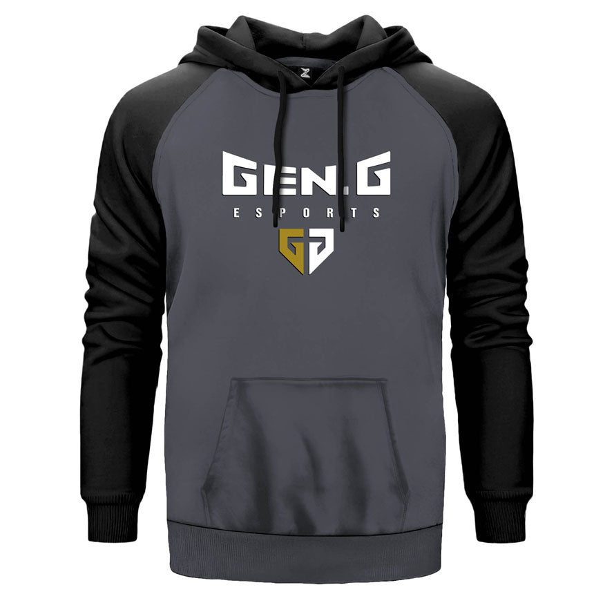 GEN.G Esports Small Çift Renk Reglan Kol Sweatshirt