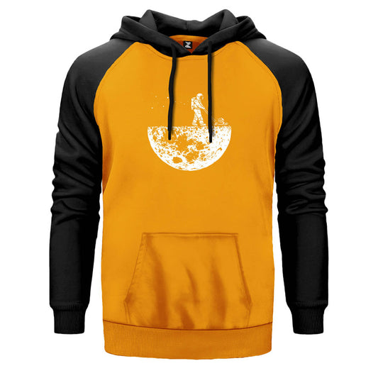 Moon Life Çift Renk Reglan Kol Sweatshirt