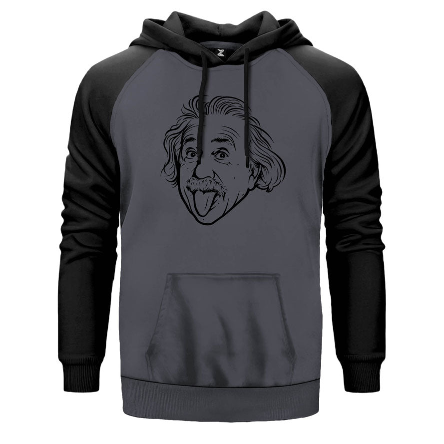 Einstein Lined Çift Renk Reglan Kol Sweatshirt