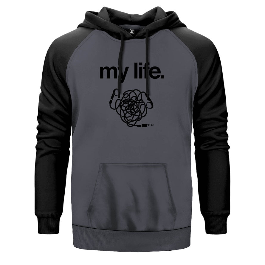 My Life Çift Renk Reglan Kol Sweatshirt