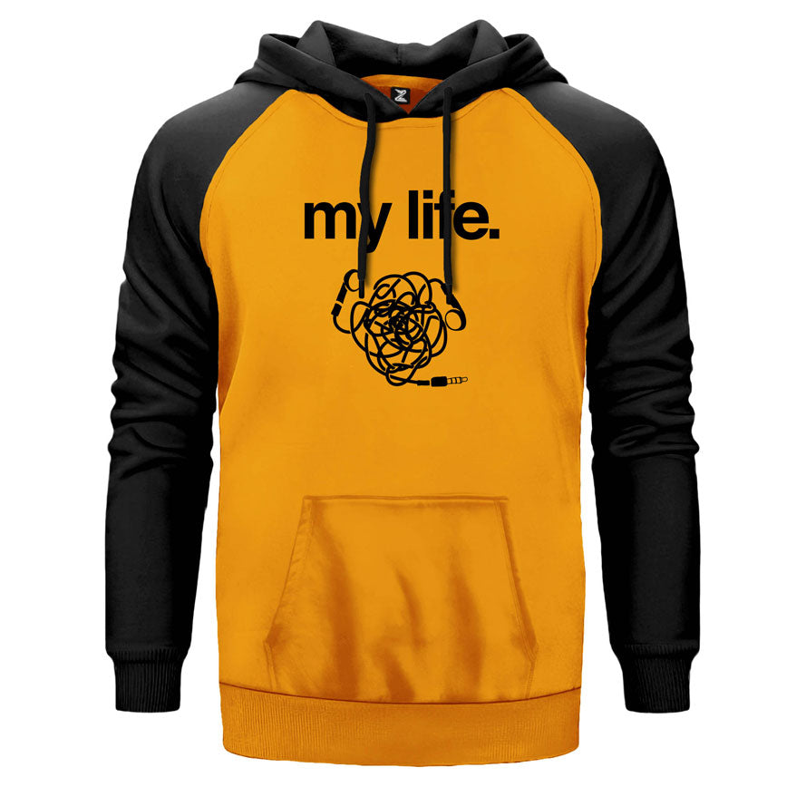 My Life Çift Renk Reglan Kol Sweatshirt