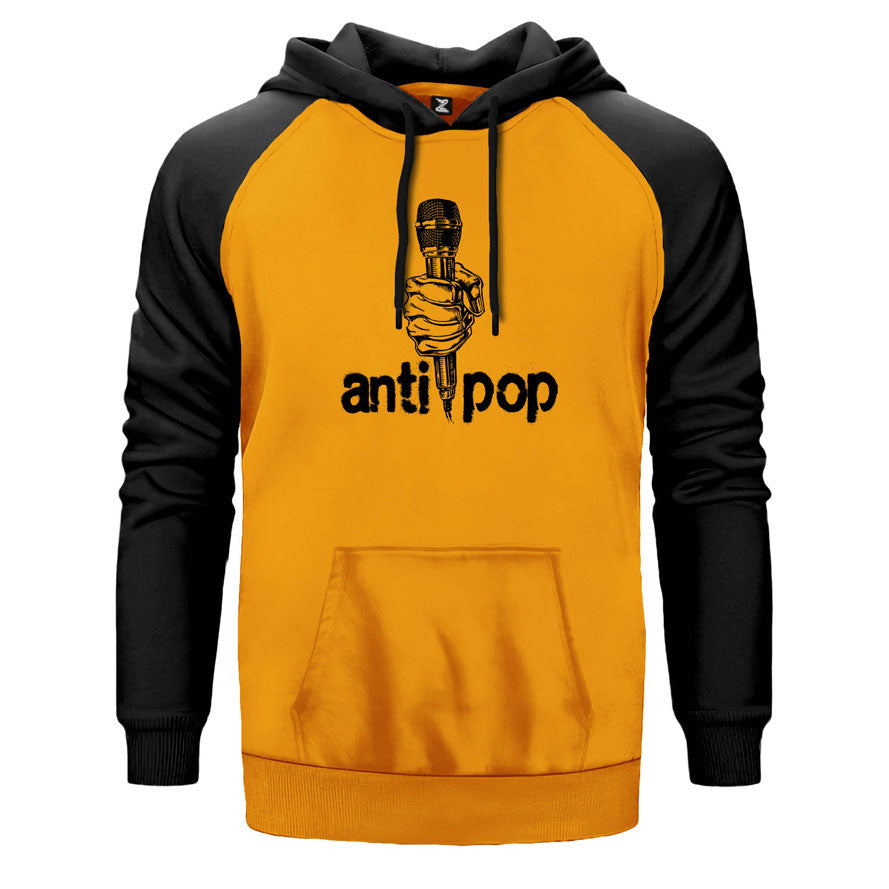 Antipop Çift Renk Reglan Kol Sweatshirt