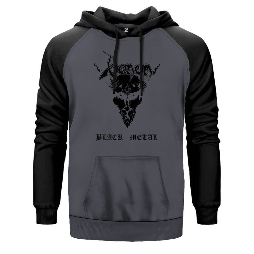 Venom Black Metal Çift Renk Reglan Kol Sweatshirt