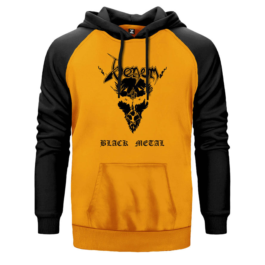 Venom Black Metal Çift Renk Reglan Kol Sweatshirt