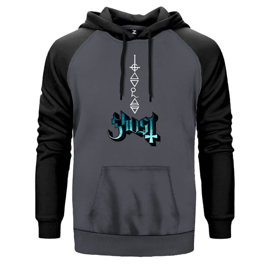 Ghost Rivals Çift Renk Reglan Kol Sweatshirt