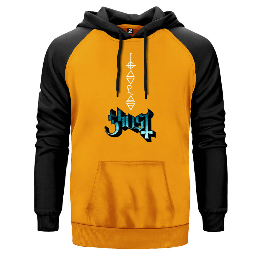 Ghost Rivals Çift Renk Reglan Kol Sweatshirt