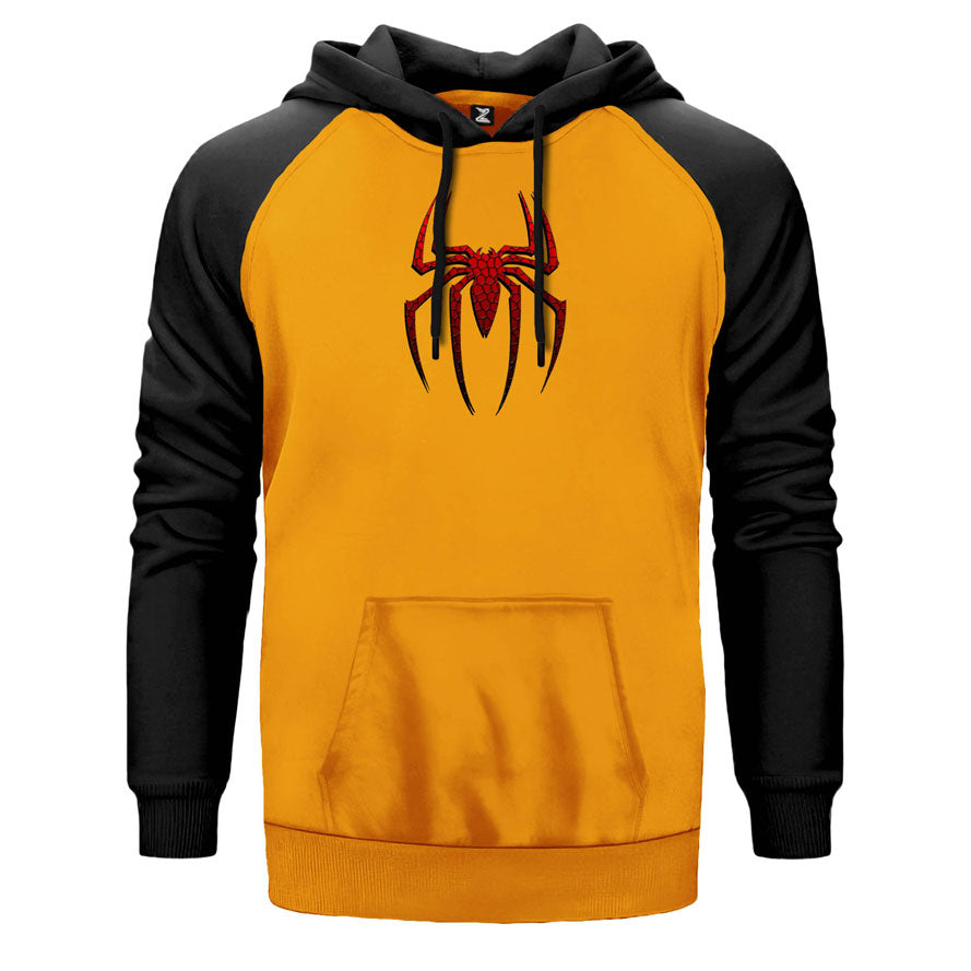 Spiderman Suit Çift Renk Reglan Kol Sweatshirt