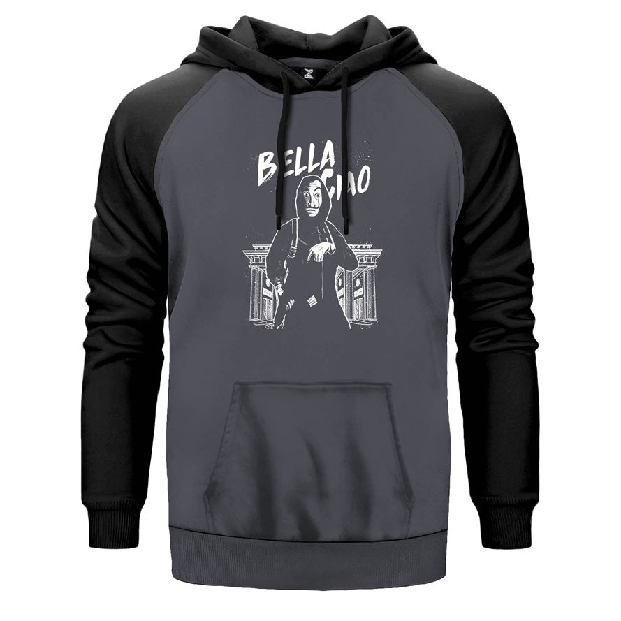 La Casa de Papel Bella Çift Renk Reglan Kol Sweatshirt