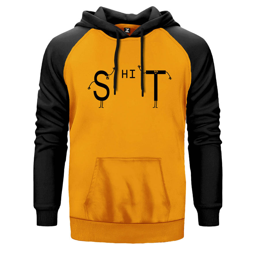 ShiT Çift Renk Reglan Kol Sweatshirt