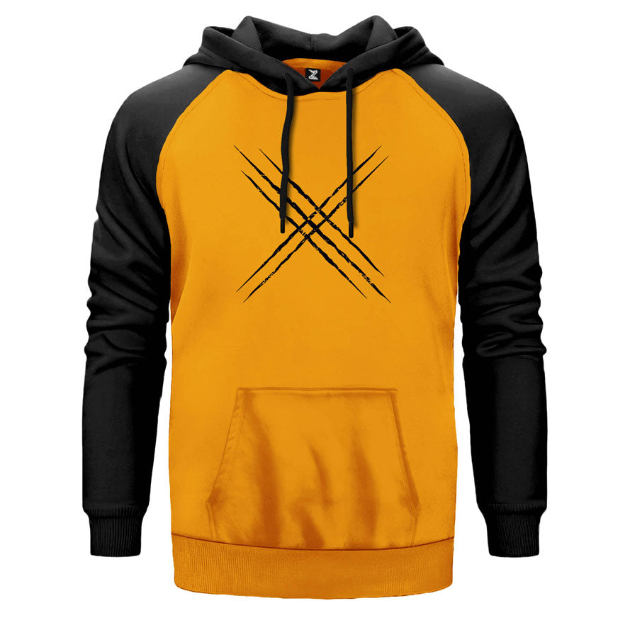 X Men Logo Çift Renk Reglan Kol Sweatshirt