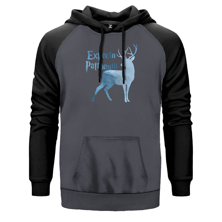 HP Expecto Patronum Çift Renk Reglan Kol Sweatshirt