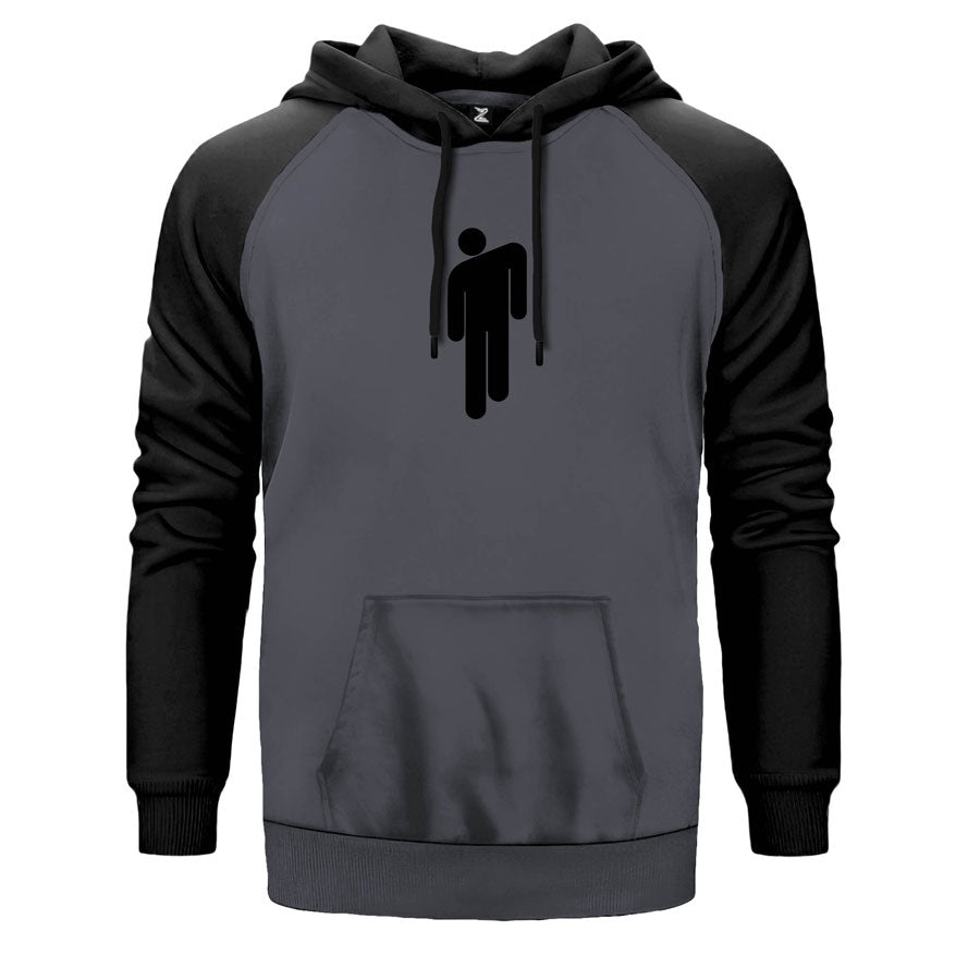 Billie Eilish Logo Black Çift Renk Reglan Kol Sweatshirt