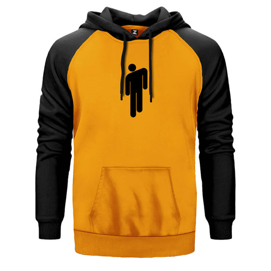 Billie Eilish Logo Black Çift Renk Reglan Kol Sweatshirt