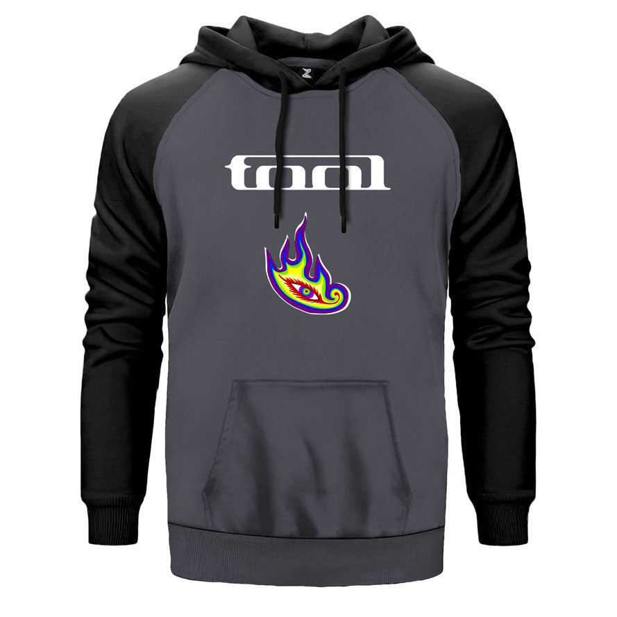 Tool Colors Eye Çift Renk Reglan Kol Sweatshirt