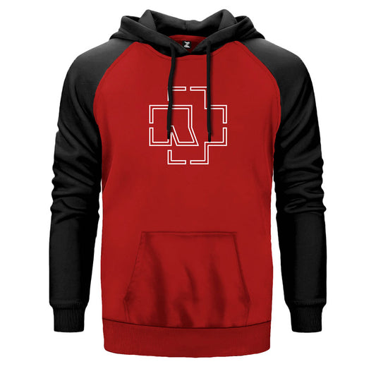 Rammstein Outline Çift Renk Reglan Kol Sweatshirt