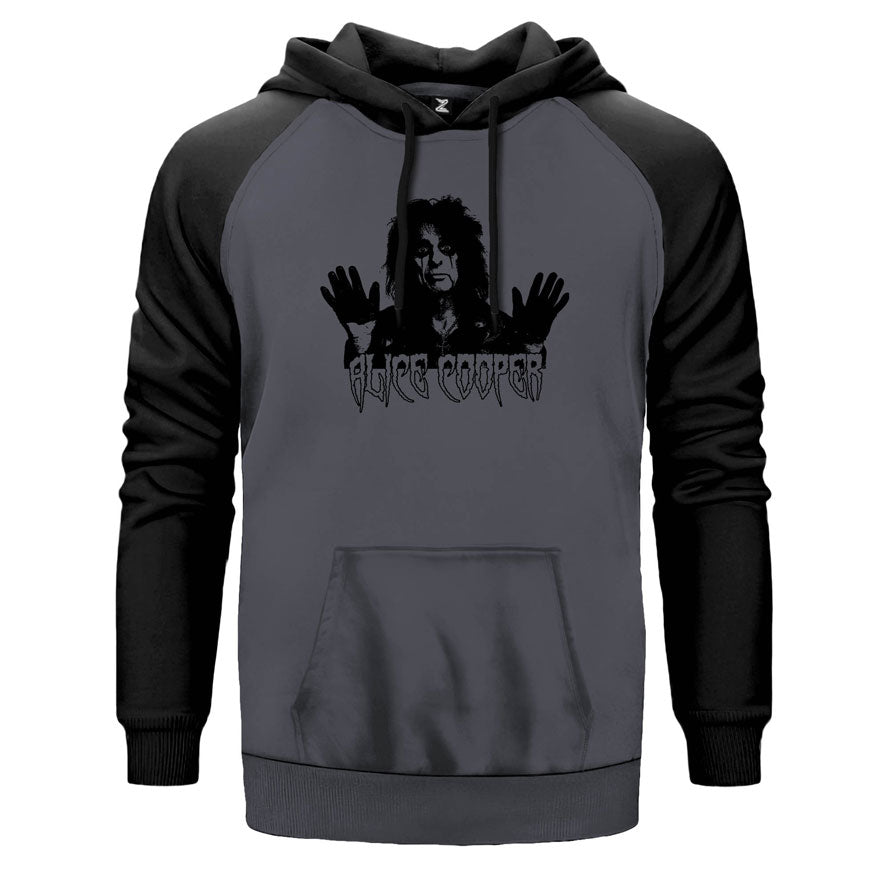 Alice Cooper Confused Çift Renk Reglan Kol Sweatshirt