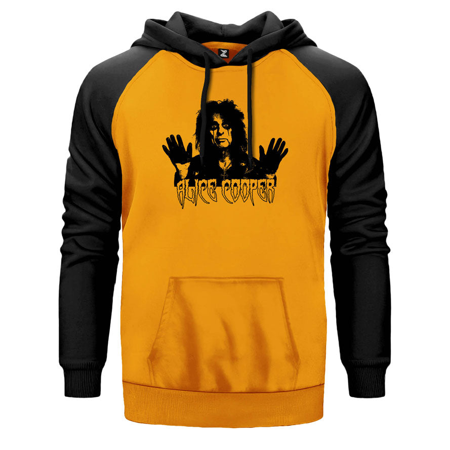 Alice Cooper Confused Çift Renk Reglan Kol Sweatshirt