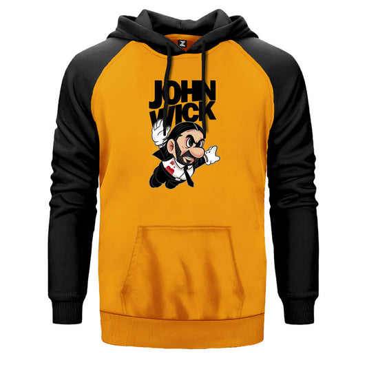 John Wick Fly Çift Renk Reglan Kol Sweatshirt