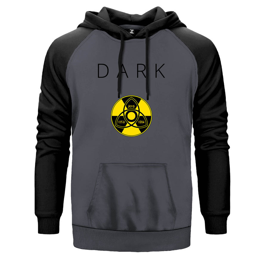 Dark Warning Çift Renk Reglan Kol Sweatshirt