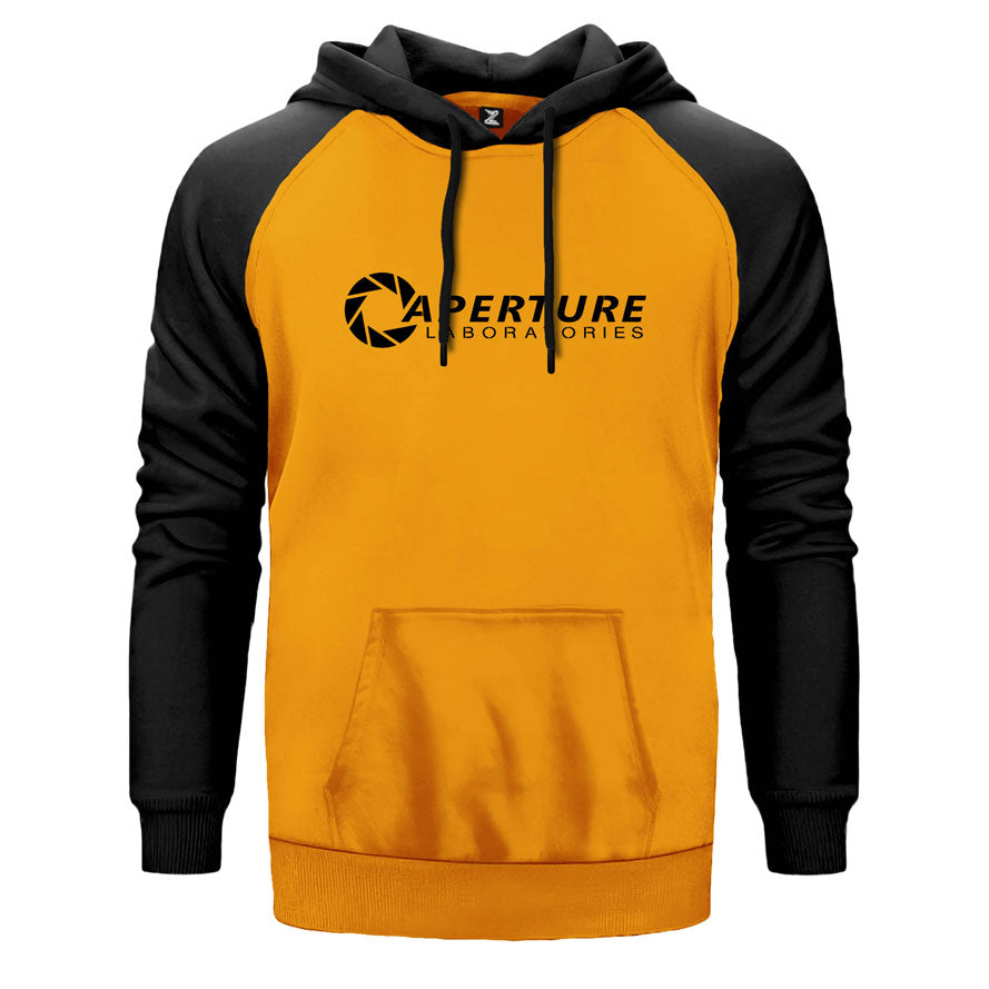 Portal Aperture Çift Renk Reglan Kol Sweatshirt