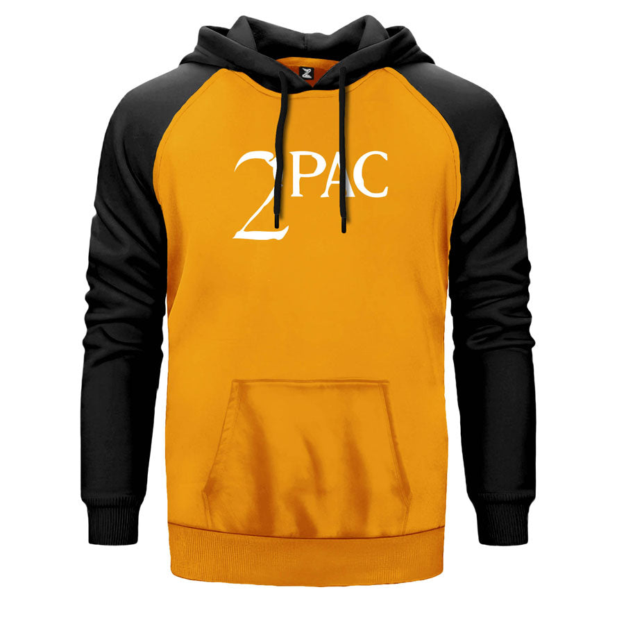 Tupac Shakur Logo Çift Renk Reglan Kol Sweatshirt