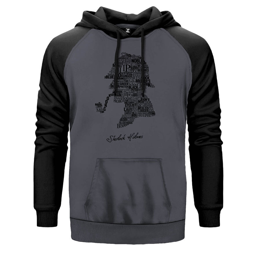 Sherlock Holmes The Canon Çift Renk Reglan Kol Sweatshirt