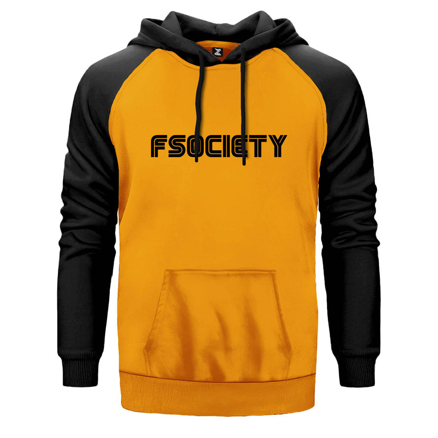 Mr.Robot Fsociety Çift Renk Reglan Kol Sweatshirt