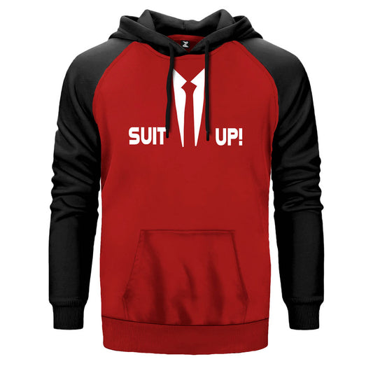 How I Met Your Mother Suit Up Çift Renk Reglan Kol Sweatshirt