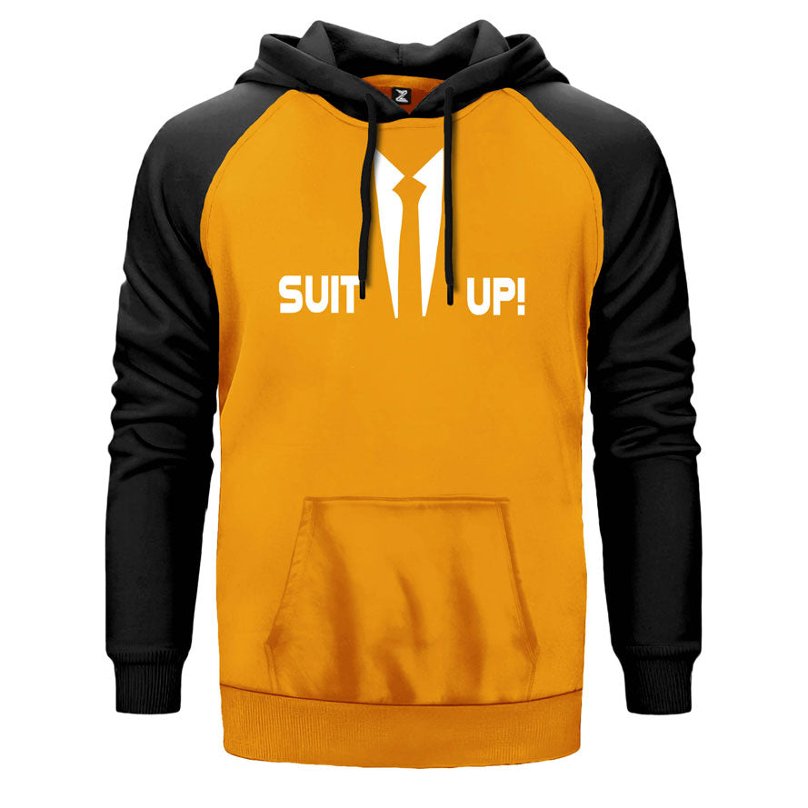 How I Met Your Mother Suit Up Çift Renk Reglan Kol Sweatshirt