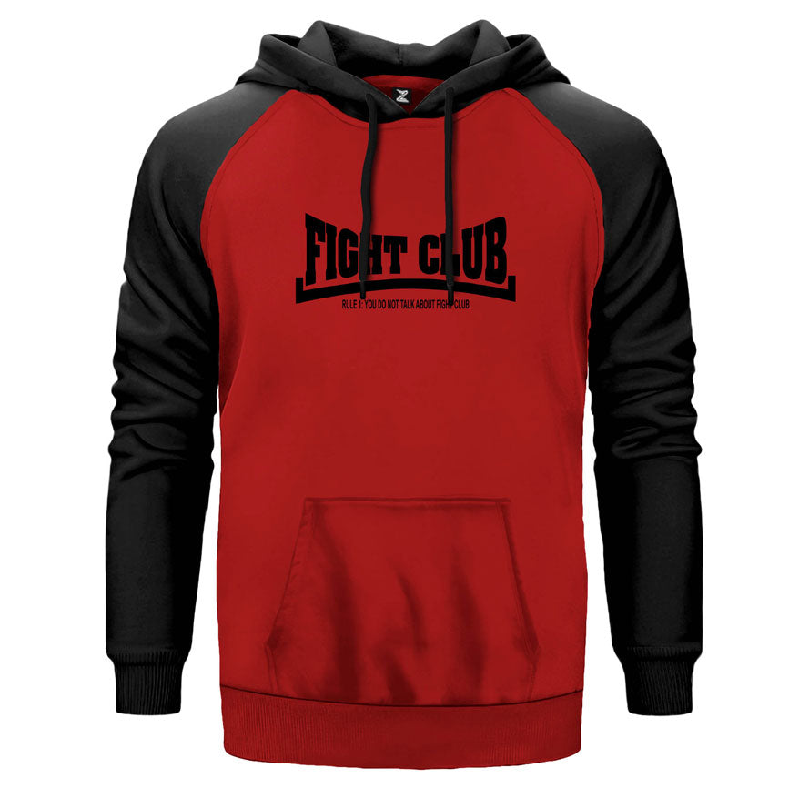 Fight Club Rule 1 Çift Renk Reglan Kol Sweatshirt