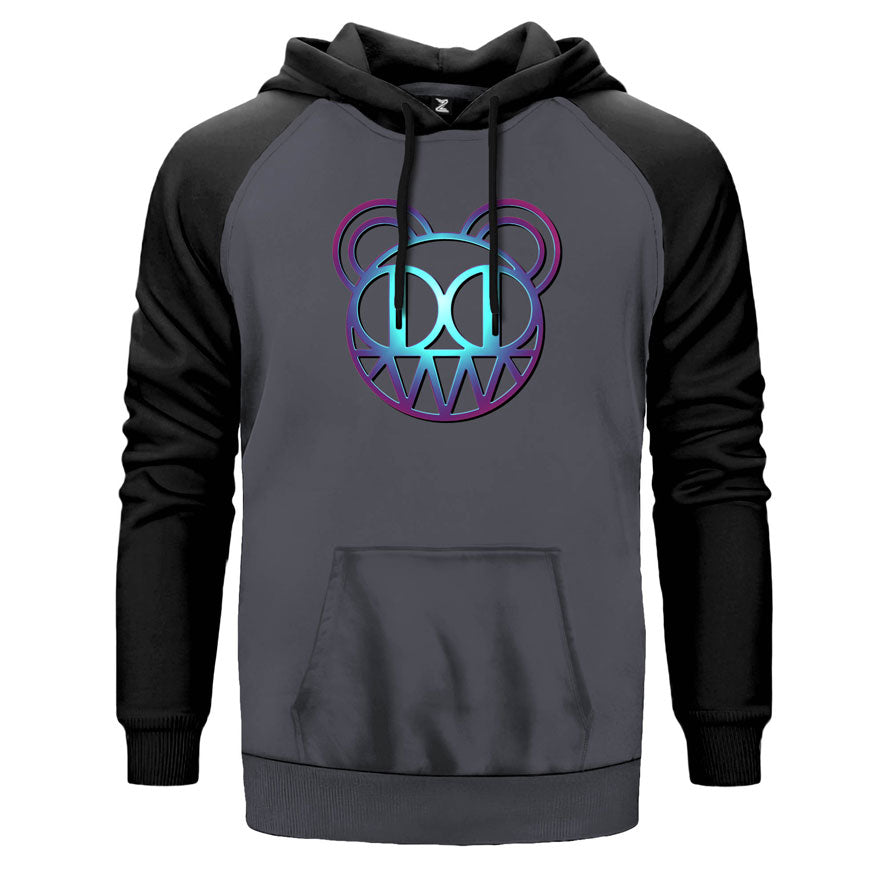 Radiohead Neon Çift Renk Reglan Kol Sweatshirt