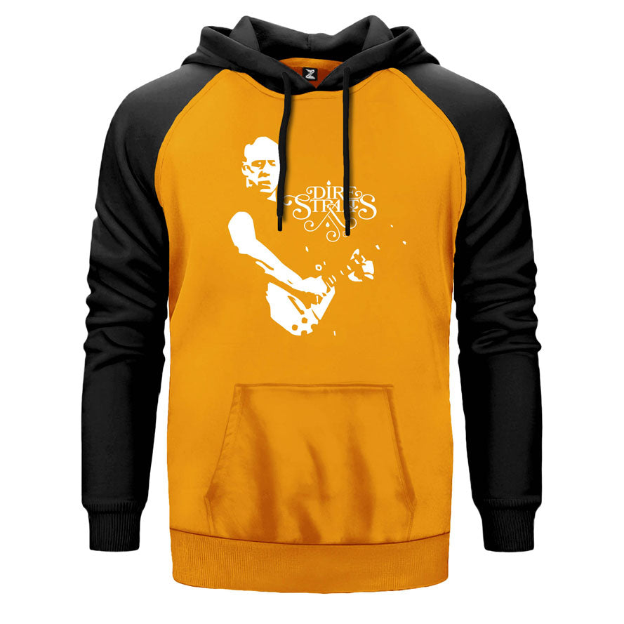Dire Straits Guitar Çift Renk Reglan Kol Sweatshirt