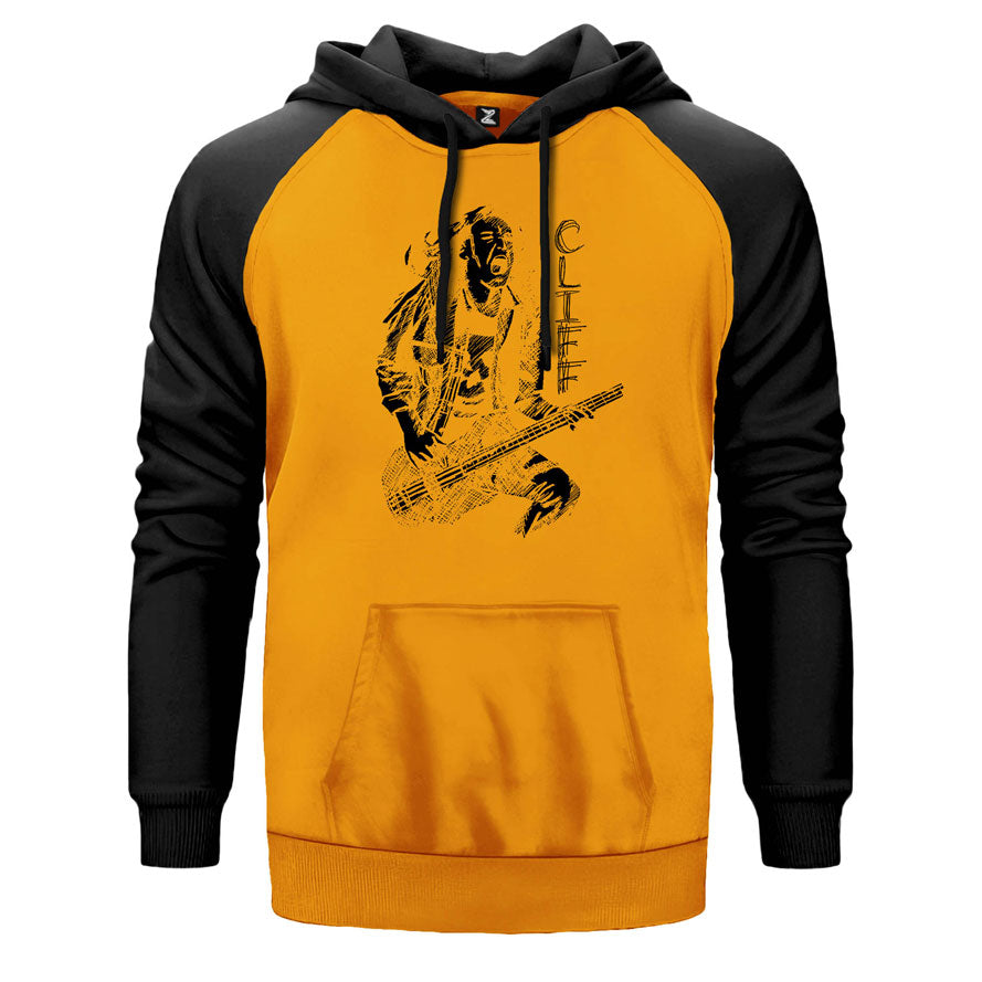 Cliff Burton Skecthy Çift Renk Reglan Kol Sweatshirt