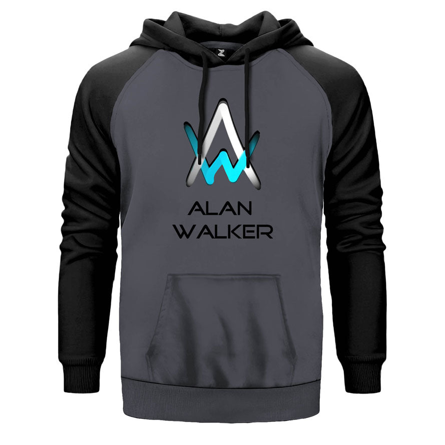Alan Walker Softly Çift Renk Reglan Kol Sweatshirt