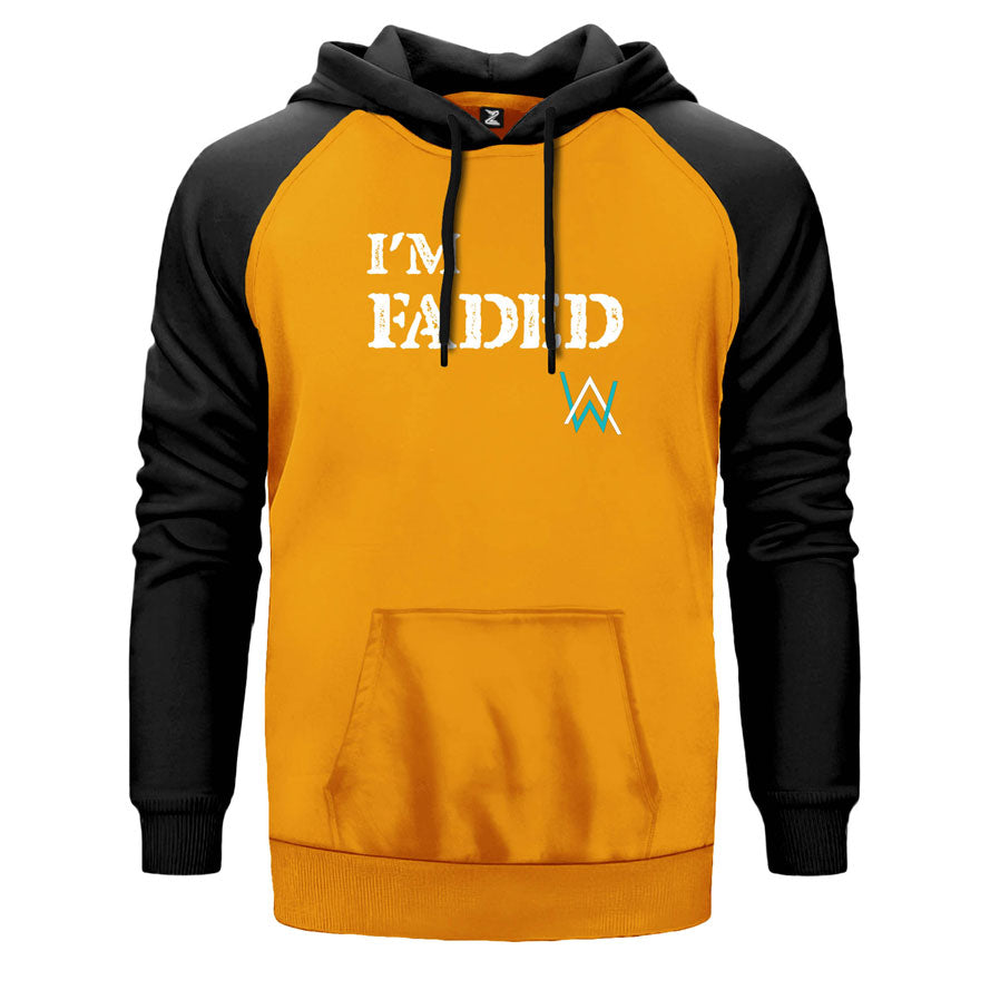 Alan Walker Faded Çift Renk Reglan Kol Sweatshirt