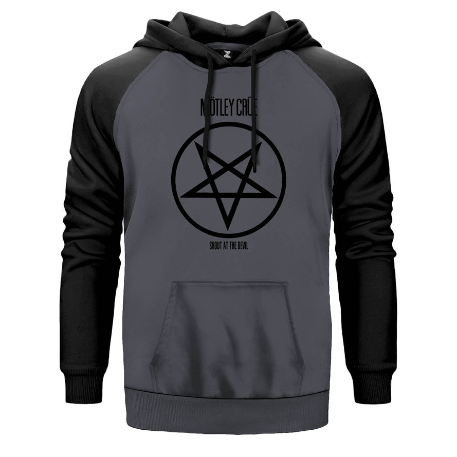 Mötley Crüe Shout At The Devil Çift Renk Reglan Kol Sweatshirt