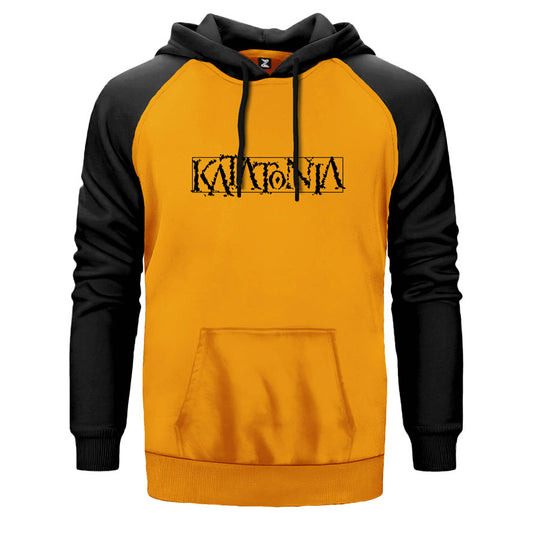 Katatonia Logo Çift Renk Reglan Kol Sweatshirt