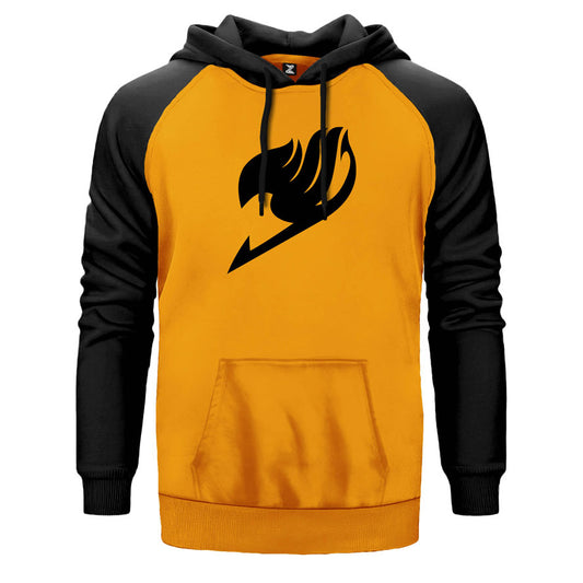 Fairy Tail Logo Çift Renk Reglan Kol Sweatshirt