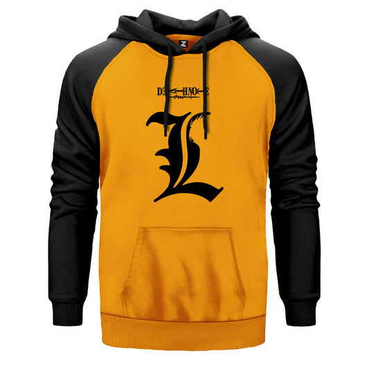 Death Note L Çift Renk Reglan Kol Sweatshirt