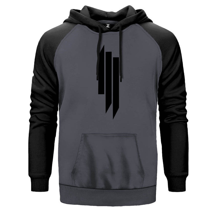 Skrillex Çift Renk Reglan Kol Sweatshirt