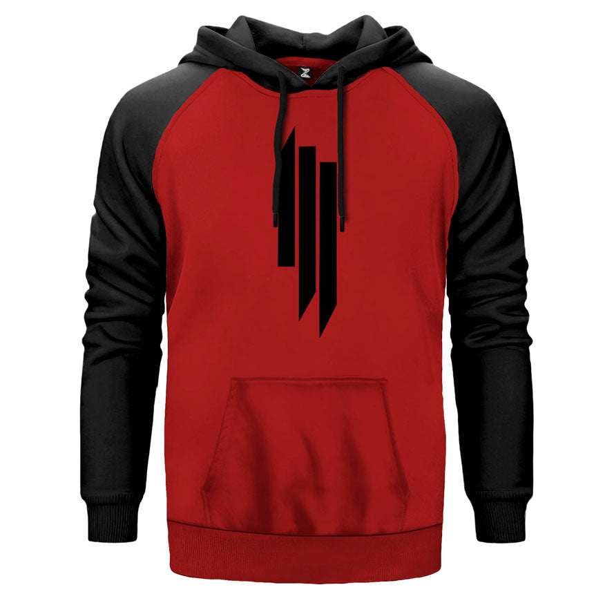 Skrillex Çift Renk Reglan Kol Sweatshirt