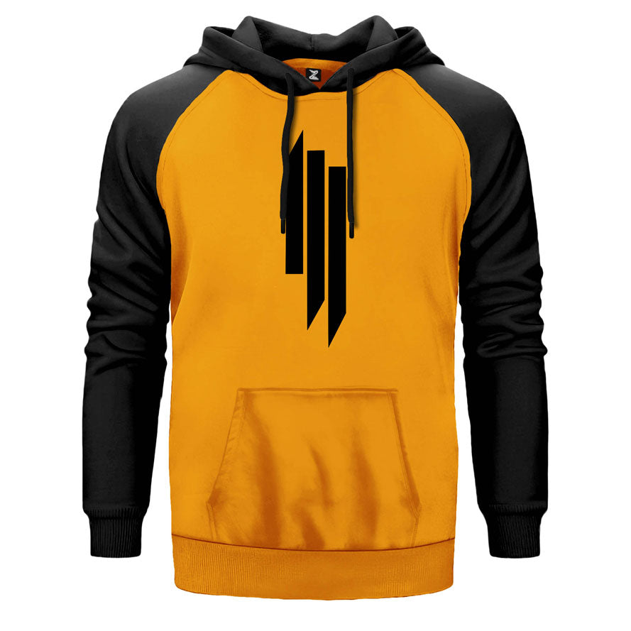 Skrillex Çift Renk Reglan Kol Sweatshirt