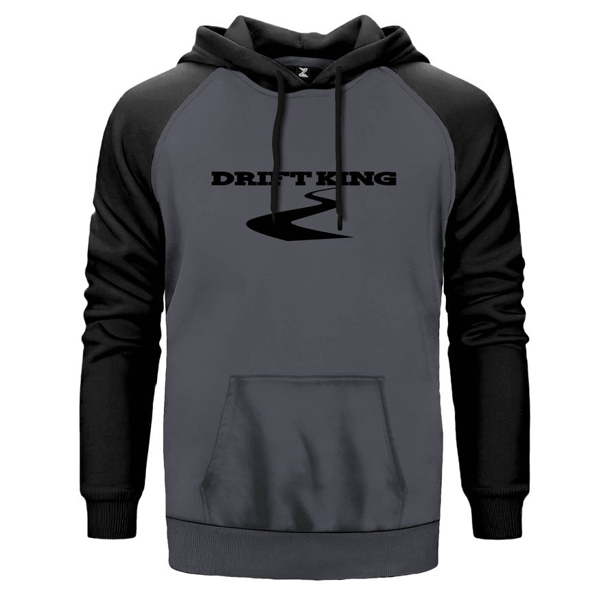 Drift King 2 Çift Renk Reglan Kol Sweatshirt