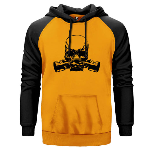 Subaru Mask Çift Renk Reglan Kol Sweatshirt