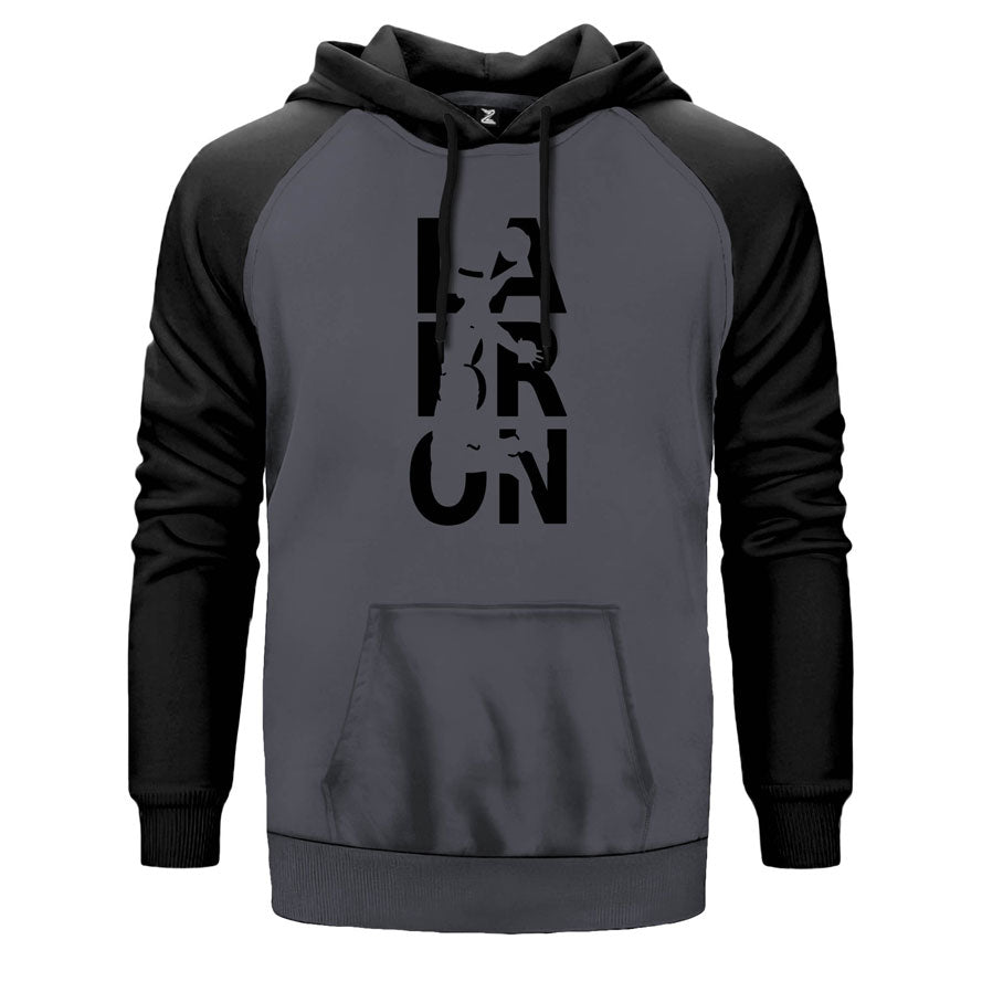 Lebron James Lakers Çift Renk Reglan Kol Sweatshirt