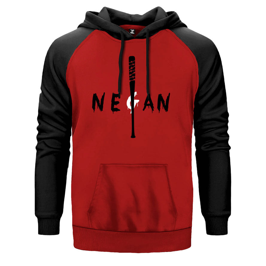 The Walking Dead Negan Çift Renk Reglan Kol Sweatshirt