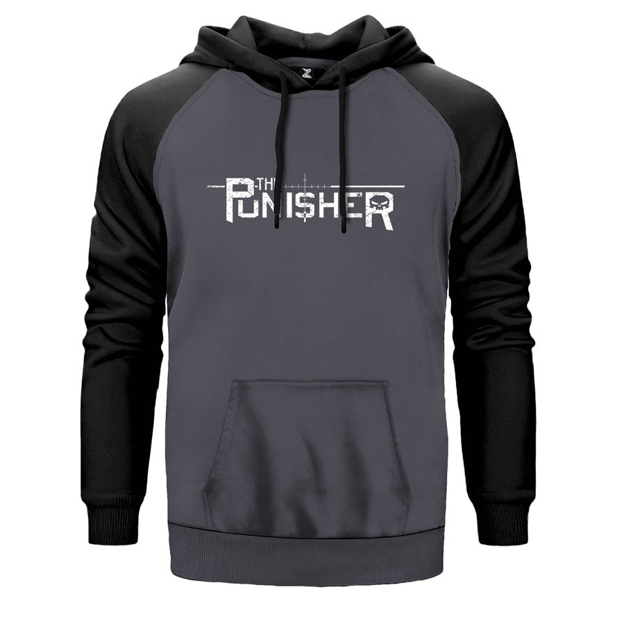 Punisher Aim Çift Renk Reglan Kol Sweatshirt