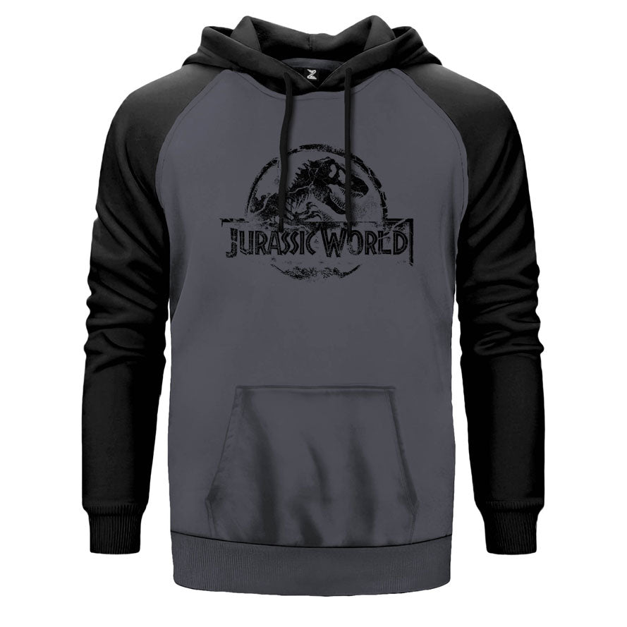 Jurassic Park Older Çift Renk Reglan Kol Sweatshirt