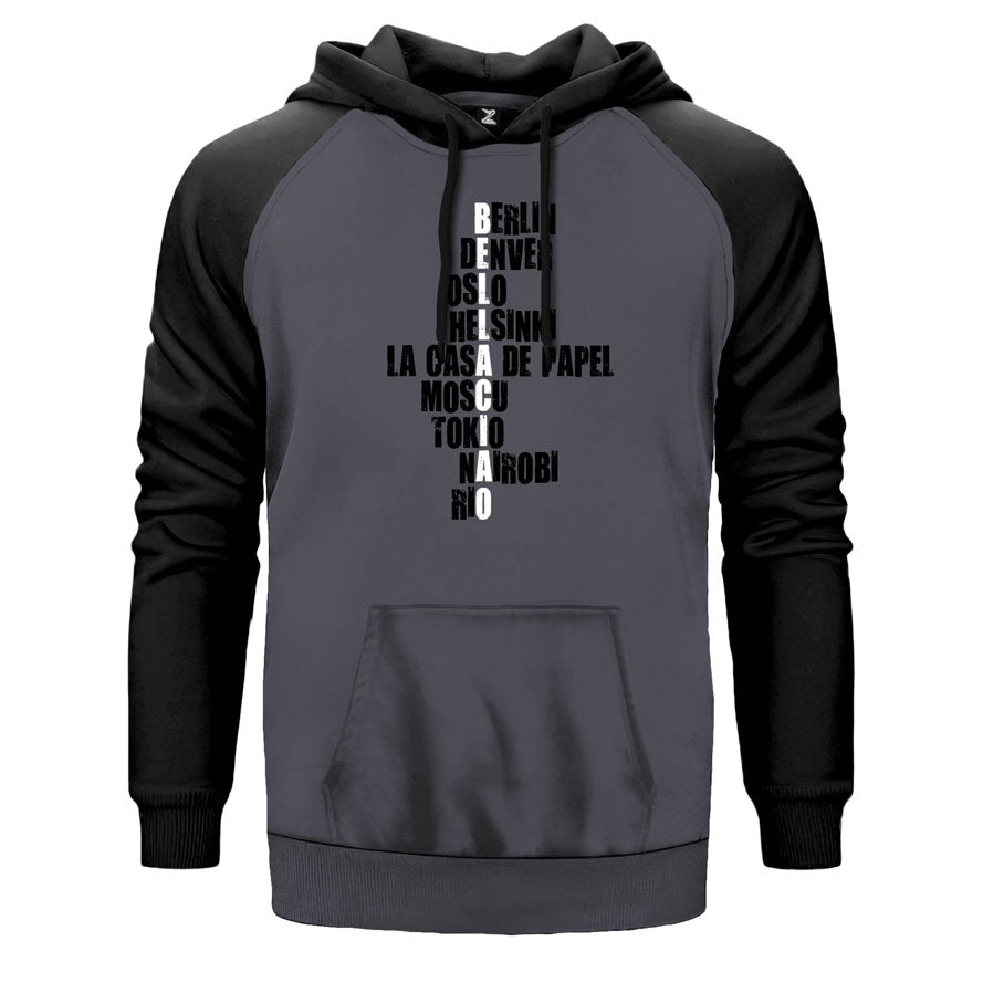 La Casa De Papel Ciao Çift Renk Reglan Kol Sweatshirt