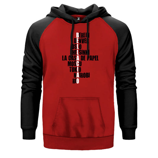 La Casa De Papel Ciao Çift Renk Reglan Kol Sweatshirt